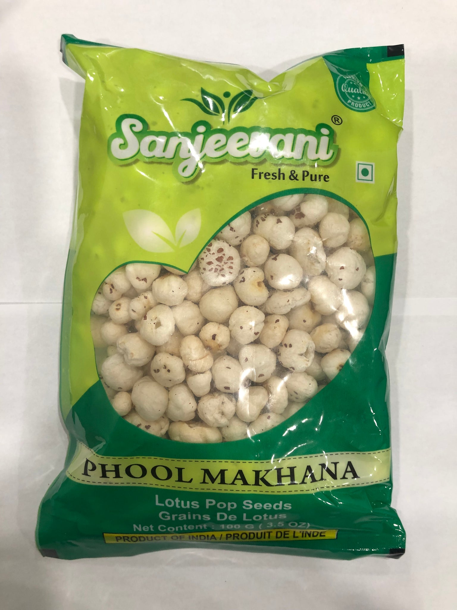 Lotus seeds ( Roasted Phool Makhana) , 100 gram,